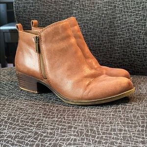 Lucky Brand Leather Boots Size 7 1/2